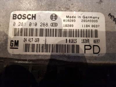Opel Zafira A, Astra G motorvezérlő egység (motorkód: Y20DTH) 24417169