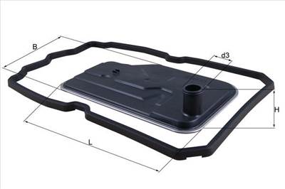 MAHLE HX 124D - hidraulikus szűrő, automatikus váltó MAYBACH MERCEDES-BENZ PUCH SSANGYONG