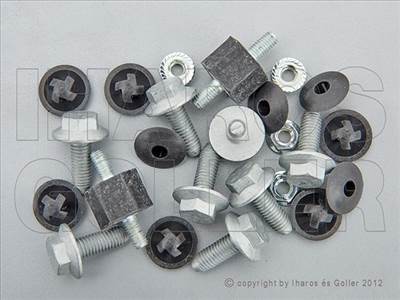 Ford Galaxy 2000-2006 - Alsó motorvédőhöz rögzítő szett 17 db-os