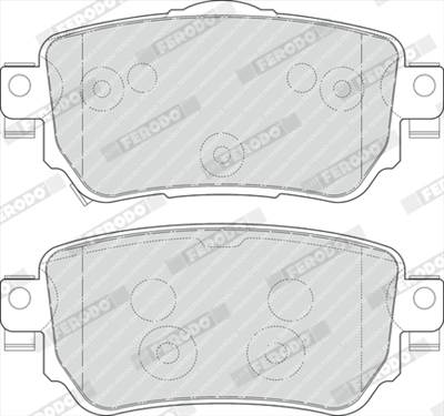 FERODO FDB4842 - fékbetét NISSAN RENAULT