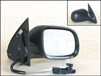 Skoda Fabia 1999-2007 - VTK  jobb bowd. állíth., domb., fekete (kis házas)