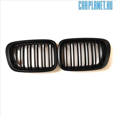 BMW E46 Sedan/Touring hűtőrács (vese) – Matt fekete, dupla pálcás facelift előtti (1998-2001/09)