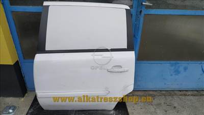 Opel Zafira B bal hátsó ajtó - fehér