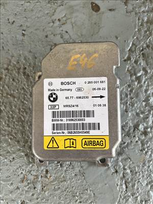 BMW E46 légzsák vezérlő modul 0285001681 6962530