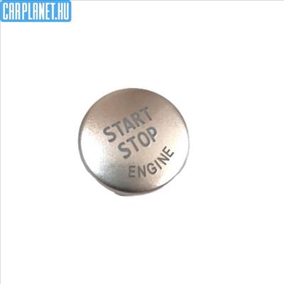 BMW E90/E60/E70/E71E83/E87 Start-Stop, indító gomb ezüst