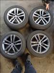 Vw Polo Golf 5x112-as 7x16" újszerű (gyári felni) alufelni, 205/55R16 Continental nyári gumi sxx2