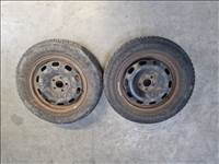  5x100 15" gyári lemezfelni, 195/65 Vredestein téli gumi pár (30518)