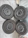  4x100 lyukosztású 15" újszerű lemezfelni, rajta 175/65 újszerű téli gumi gumi 