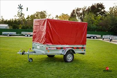 Új utánfutó (233x132cm) ponyva szettel akciósan bruttó 618.000 Ft