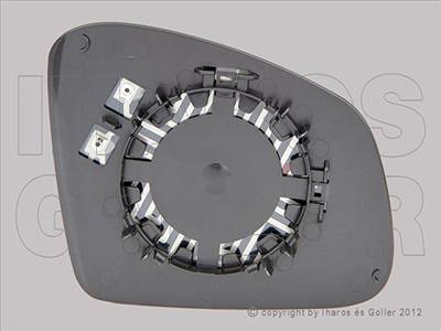 Renault Twingo 2014-2018 - Tükörlap cserélhető bal, aszf., fűth.