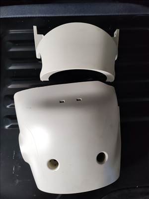 Fiat 500 kormányburkolat, fehér 