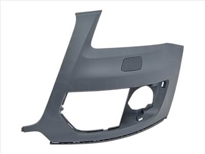 Audi Q5 8RB 2008-2012 utángyártott új, bal első lökhárító sarok, alapozott fényszóró mosó helyes 8r0807107agru