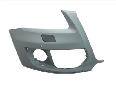 Audi Q5 8RB 2008-2012 utángyártott új jobb első lökhárító sarok, alapozott fényszóró mosó, parkszenzor helyes 8r0807108cgru