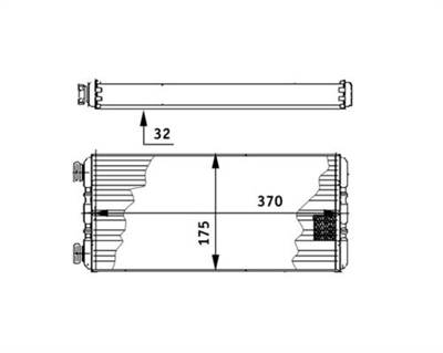 MAHLE AH 131 000P - Hőcserélő, belső tér fűtés MERCEDES-BENZ