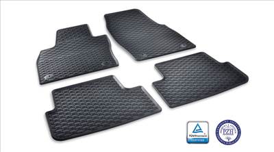 AUDI A1 II Geyer &amp; Hosaja Prémium fekete gumiszőnyeg szett patenttal