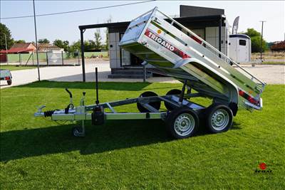 Új billenő platós utánfutó (253x134cm - 1500kg) most 1.590.000 Ft helyett bruttó 1.469.000 Ft