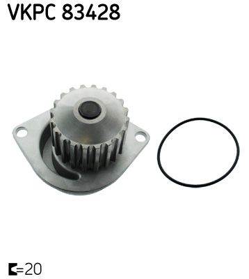 Vízszivattyú, motorhűtés SKF VKPC 83428 for CITROËN, PEUGEOT, ROVER