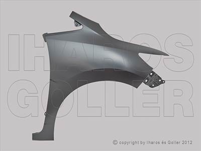 Honda Jazz 2015-2017 - Első sárvédő jobb
