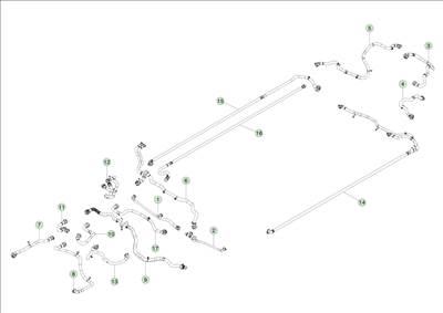 Tesla Model Y 2020-tól Motor hűtőrendszeer