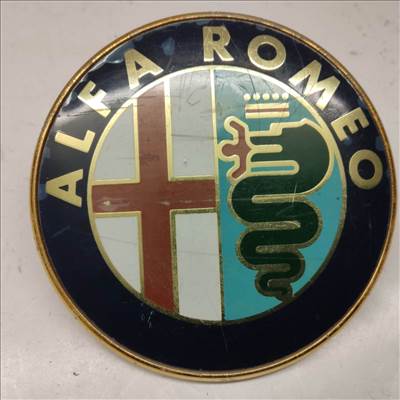 214206 Alfa Romeo 145,146,155,156,166 hátsó embléma, a képen látható állapotban  60777672