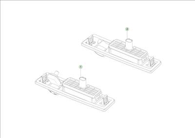 Tesla Model Y 2020-tól Csomagtér ajtó nyitó és tolatókamera