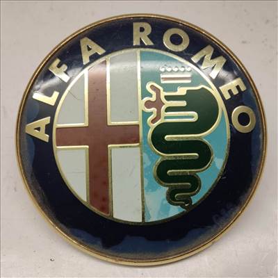 214205 Alfa Romeo 145,146,155,156,166 hátsó embléma, a képen látható állapotban  60777672