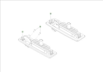 Tesla Model 3 Highland 2023-tól Csomagtér ajtó nyitó