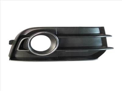 Audi A1 2010.01.01-2014.12.01 utángyártott új jobb első ködlámpa keret, fekete 8x0807682a01c