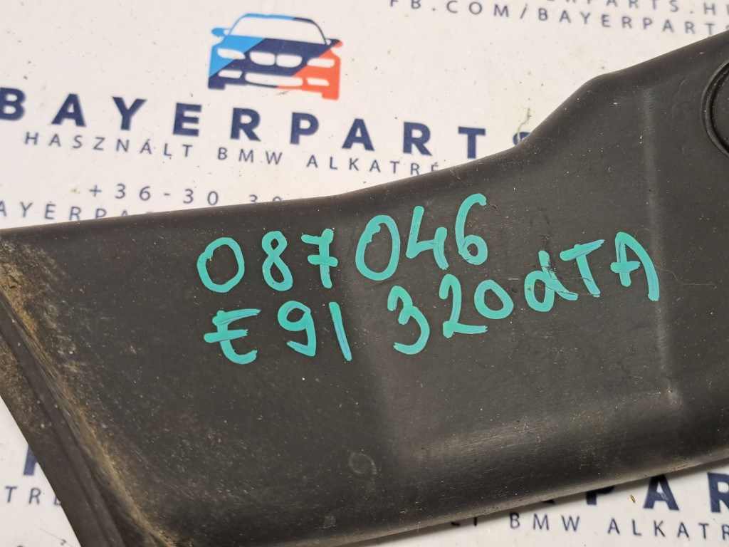 BMW E81 E87 E82 E88 E90 E91 E92 E93 E84 X1 bal elsõ vízelvezetõ lefolyó csatorna 5. kép