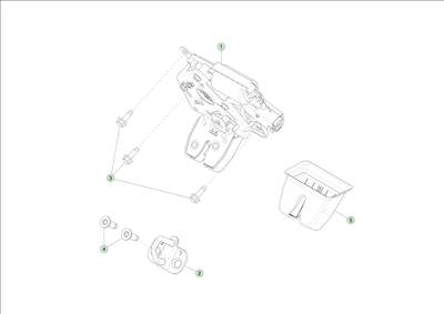 Tesla Model 3 Highland 2023-tól Csomagtér ajtó zár
