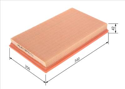 légszűrő BOSCH 1 457 433 740 for OPEL, CHEVROLET, GMC, VAUXHALL, …