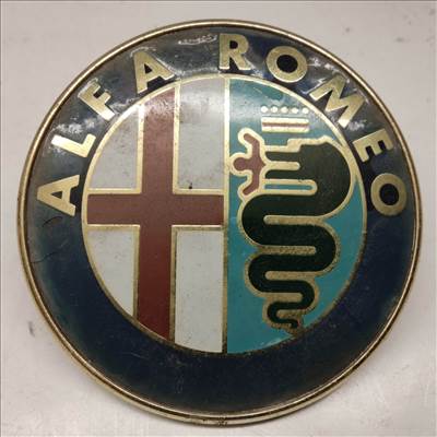 214189 Alfa Romeo 145,146,155,156,166 hátsó embléma, a képen látható állapotban 60777672