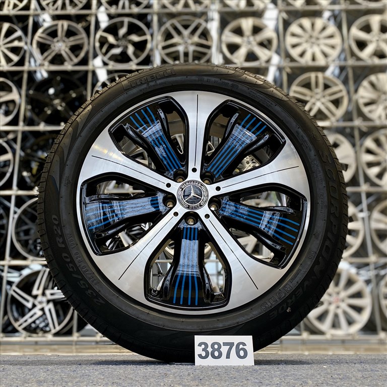 Mercedes 20 gyári alufelni felni, 5x112, kétszéles gumi, EQC (3876 ...