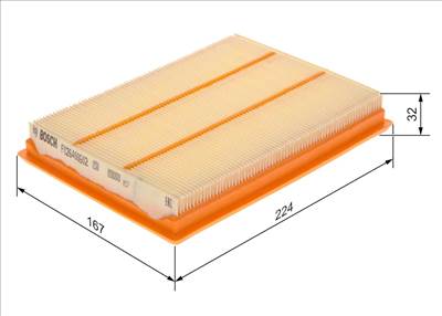 légszűrő BOSCH F 026 400 602 for NISSAN, INFINITI