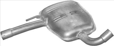 POLMO 30.129 - Kipufogó közép dob VW PASSAT 1.8, 1.9 D, 2.0 (1988-1996)