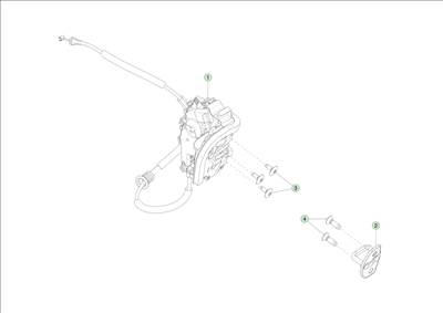 Tesla Model 3 Highland 2023-tól Első ajtó zár és ütköző