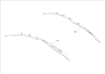 Tesla Model Y 2020-tól Függönylégzsákok