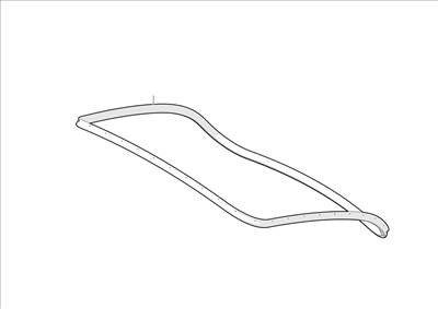 Tesla Model S 2012-2016 Csomagtér ajtó tömítés