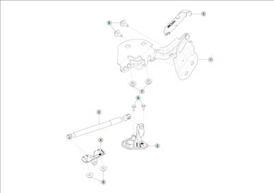 Tesla Model 3 Highland 2023-tól Első csomagtér ajtó zsanérok és tartozékok