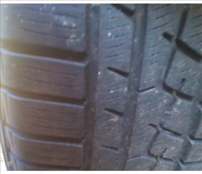  4x108 lyukosztású 14" használt lemezfelni, rajta 195/65 használt Yokohama téli gumi gumi 