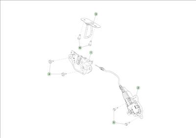 Tesla Model 3 Highland 2023-tól Első csomagtér ajtó nyitó szerkezet