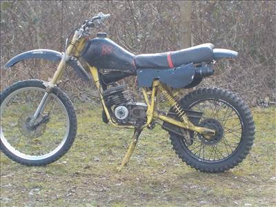 APRILIA RC 50 CROSS-ENDÚRÓ,1979-ES,HIÁNYOSAN,OSZTRÁK TYPENSCHEIN-JÉVEL ELADÓ