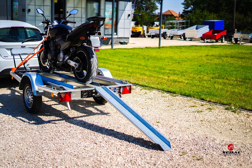 Új SEBAL - MU2 (2+1 sínes) motorszállító utánfutó akciósan bruttó 429.000 Ft 2. kép