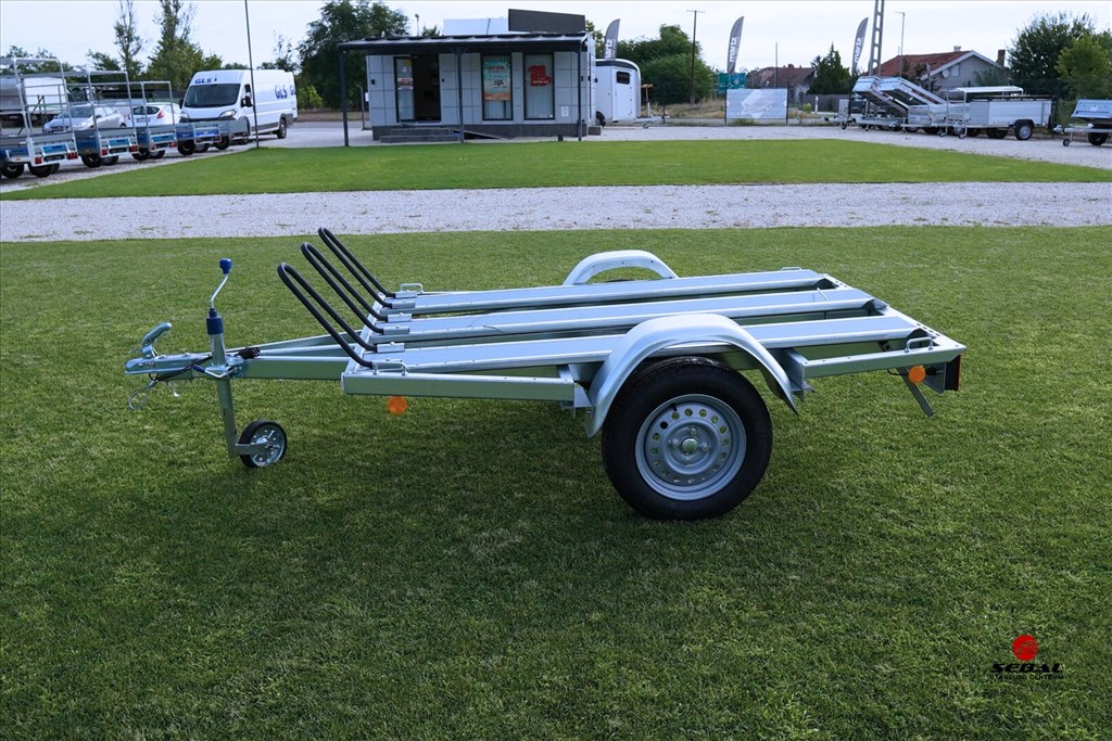 Új SEBAL - MU2 (2+1 sínes) motorszállító utánfutó akciósan bruttó 429.000 Ft 4. kép