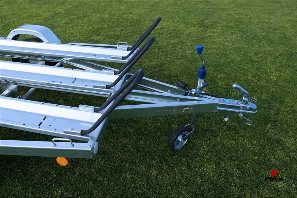 Új SEBAL - MU2 (2+1 sínes) motorszállító utánfutó akciósan bruttó 429.000 Ft 6. kép