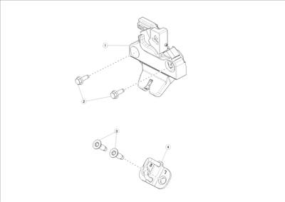 Tesla Model 3 2017-2023 Csomagtérajtó zár