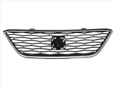 Seat Ibiza 5P 2012.03.24-2015.03.02  utángyártott új hűtődíszrács fekete,  króm kerettel (kivéve FR) 6j0853651d9b9