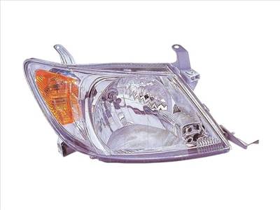 Toyota Hilux 2005-2015 utángyártott új jobb első fényszóró H4 (belülr. áll.) DEPO 811100k080