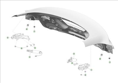 Tesla Model 3 Highland 2023-tól Csomagtér ajtó és tartozékok