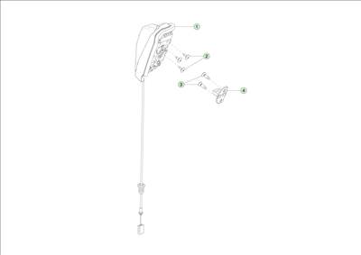 Tesla Model Y 2020-tól Hátsó ajtó zár és ütköző